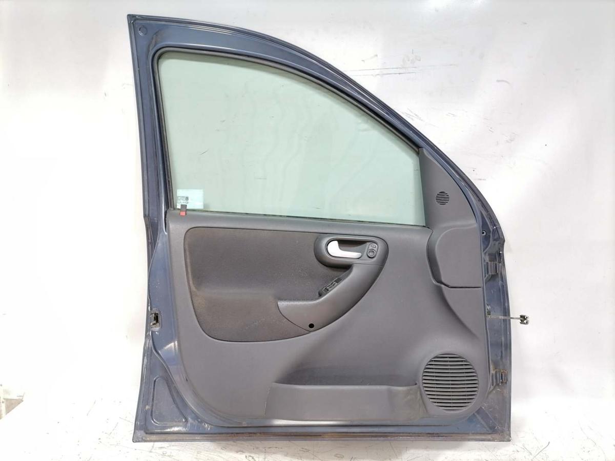 Opel Combo C original T&uuml;r vorn links Z168 Metroblau Rohbau BJ06